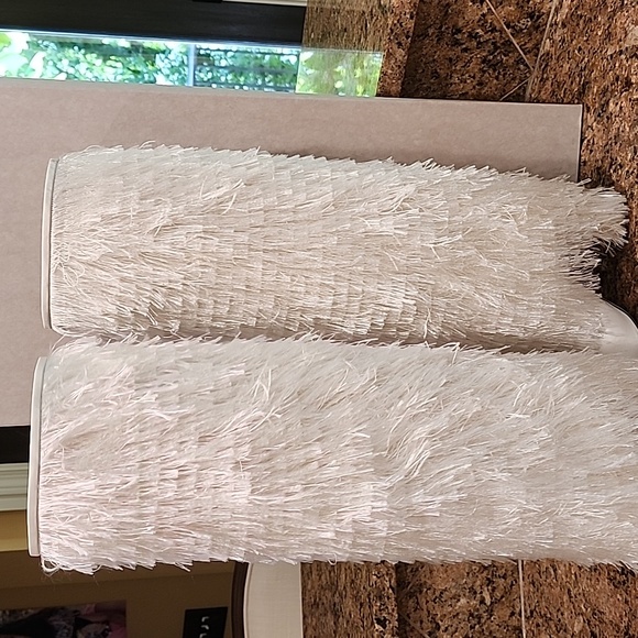 NIB Jimmy Choo White Magalie 100 Fringed Leather High Block Heel Boots - SZ 40.5 - Picture 5 of 17